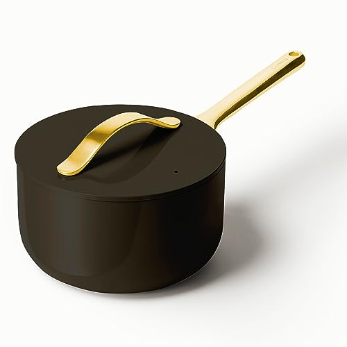 Nonstick Ceramic Sauce Pan with Lid (3 qt) - Perracotta N145