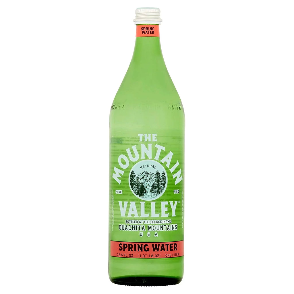 1L Glass Bottle Spring Water Pack of 12 Q568