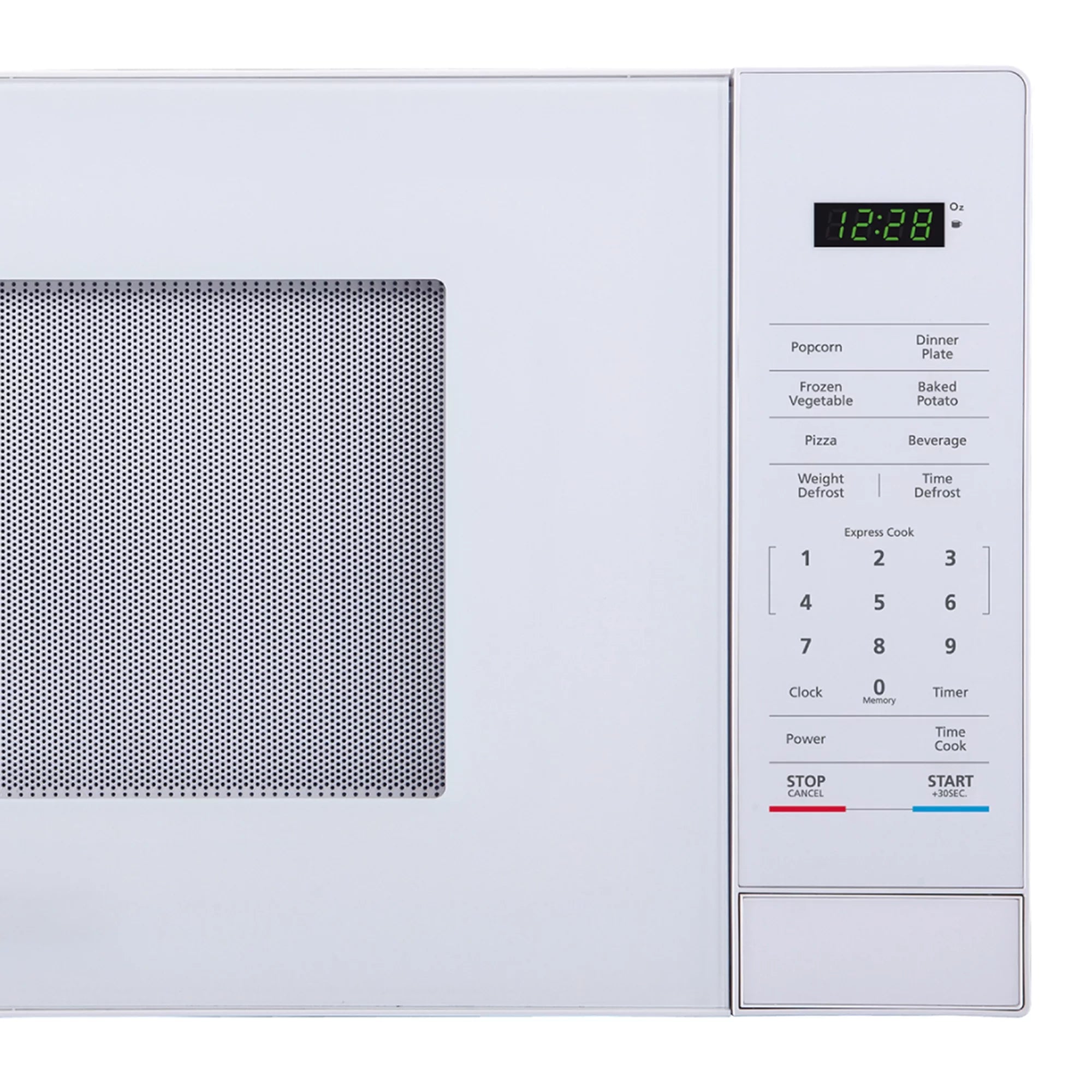 White Countertop Microwave Oven, 1,000 Watts Q22593
