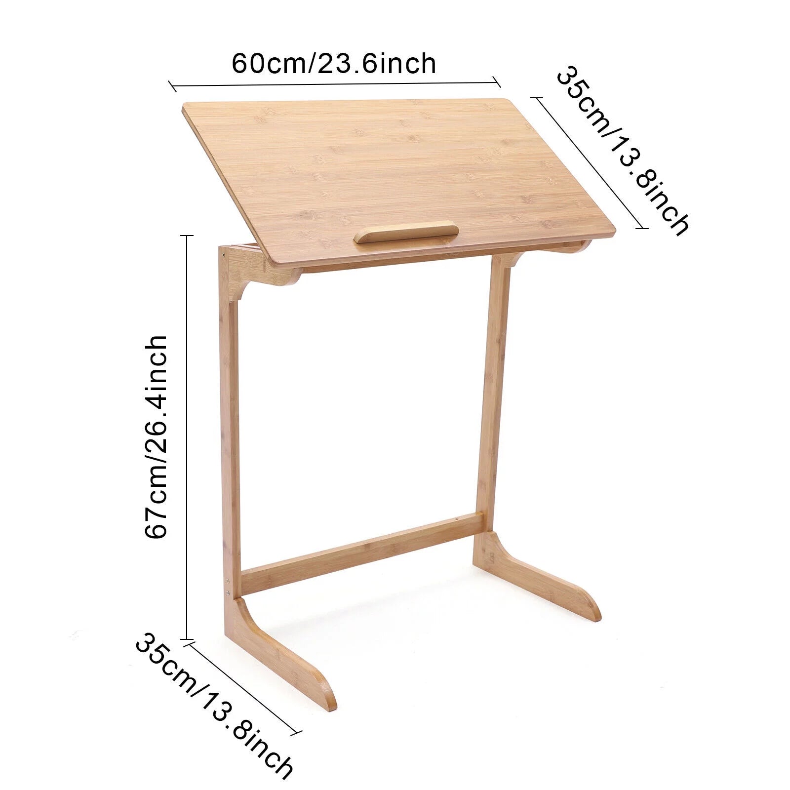 Adjustable Laptop Desk End Table Portable Over-Bed Table N99307