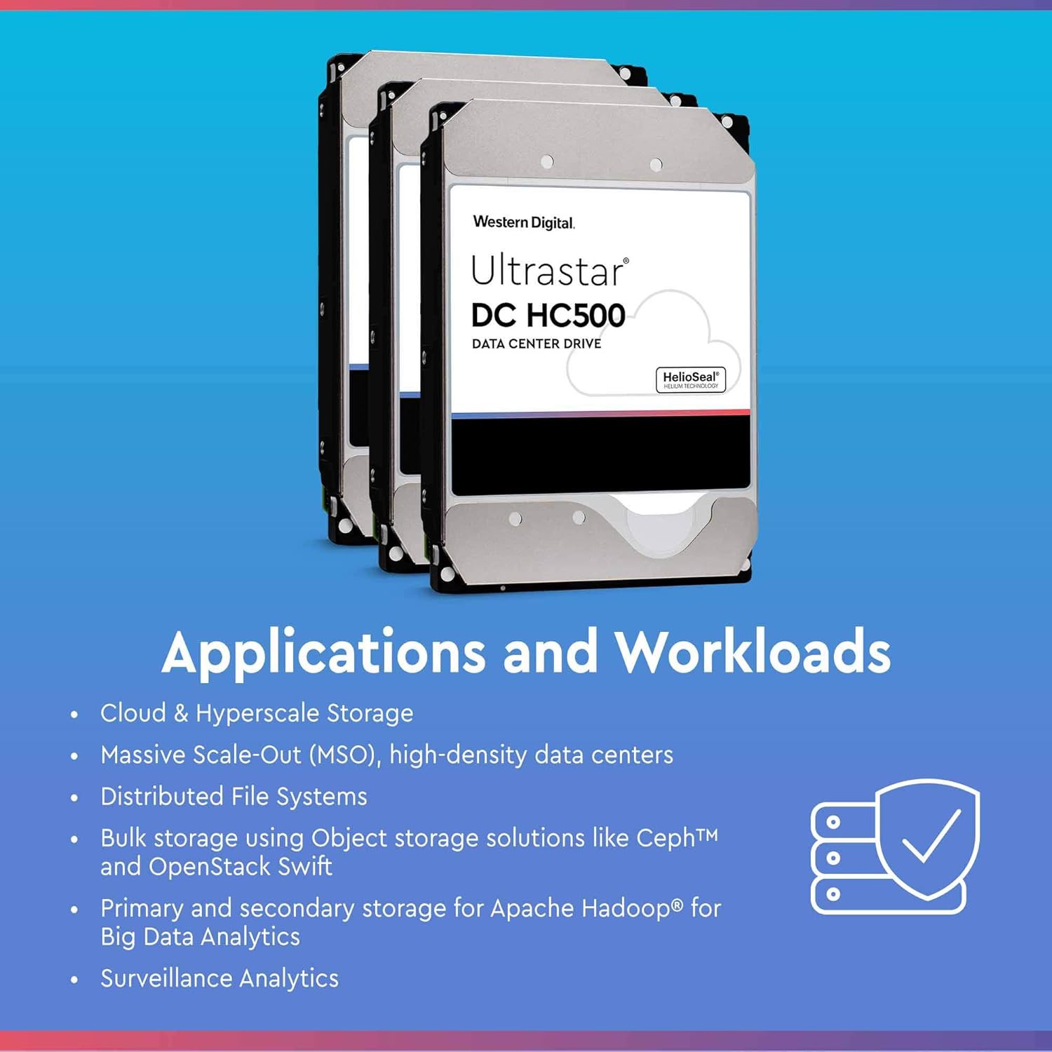10TB SATA 7200 RPM 256MB Cache 3.5in Enterprise Hard Drive L177