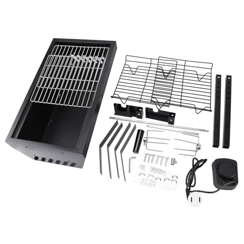 55.1lb Load Bearing Capacity Charcoal Spit Rotisserie Grill P92487
