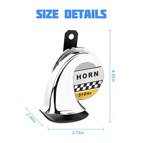 12V Waterproof Loud Electronic High Tone Air Horn U264990