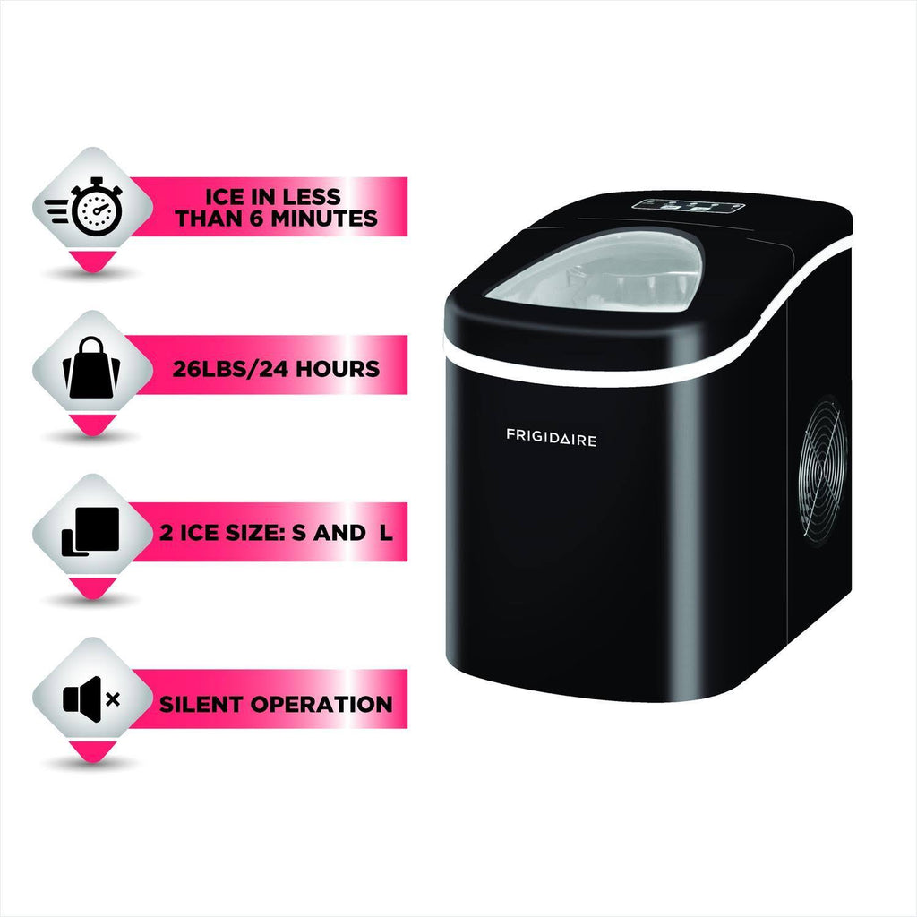 26lb. Portable Countertop Ice Maker, Black M349798