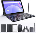 Black 10.1 Inch Android Tablet with Keyboard I16934