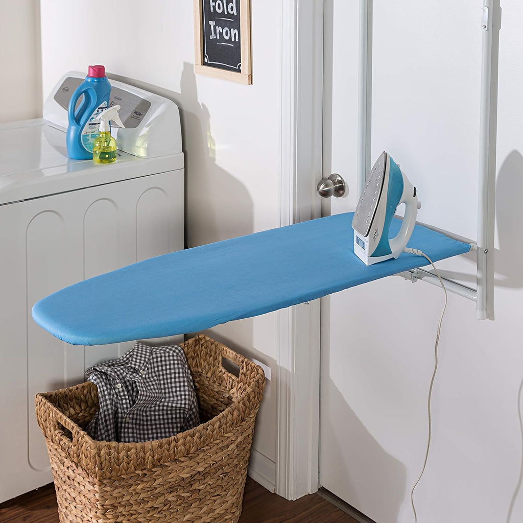 White Door Hanging Ironing Board 47" x 17" M90299