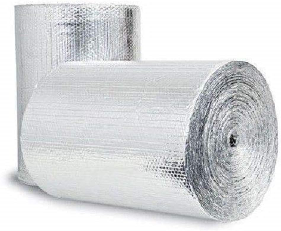 Non Fiberglass Reflective Foil Foam Core Garage Door Insulation Kit, 18 Feet x 8 Feet, R Value 7.5 O477