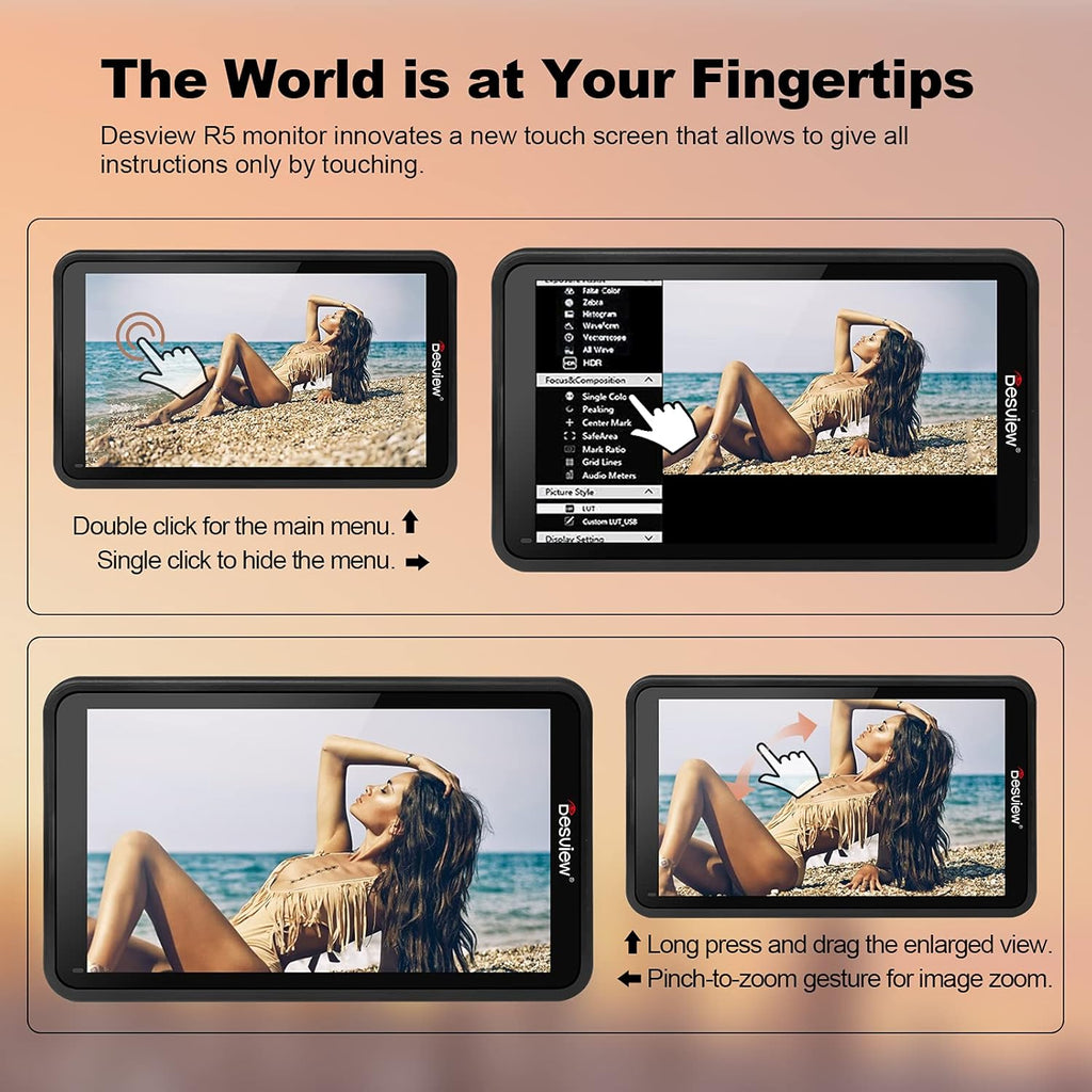 5.5 inch Touch Screen Camera Monitor with HDR Z48208