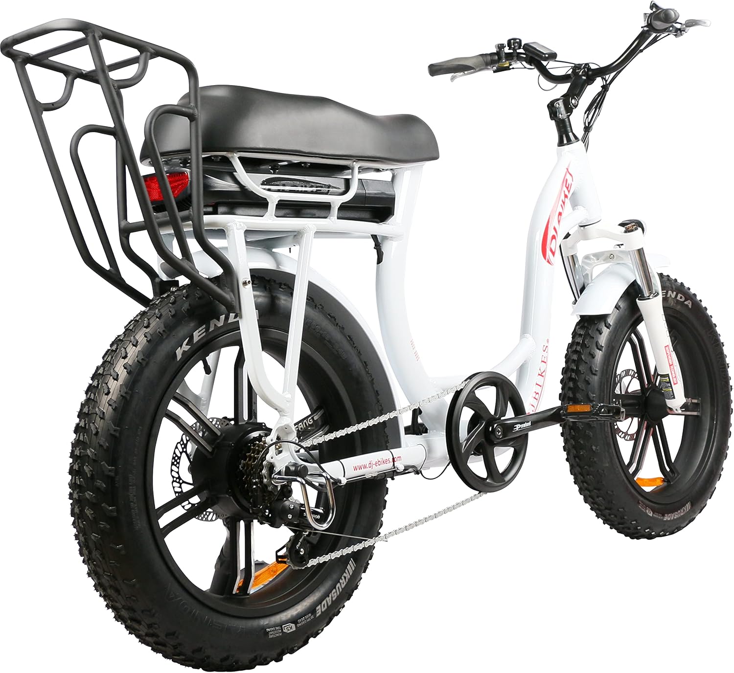 Pearl White 750W 48V 13Ah Electric Bicycle O882