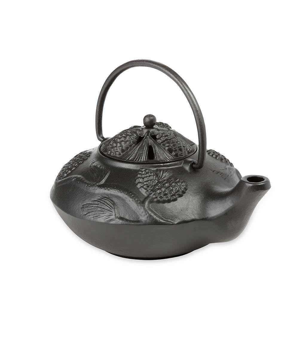 Black Cast Iron Wood Stove Kettle Steamer K880