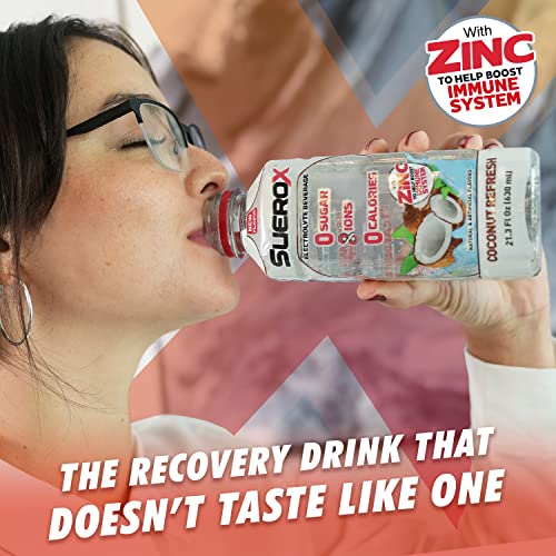 Zero Sugar Electrolyte Drink, 21.3 Fl Oz, 12 Count D814287