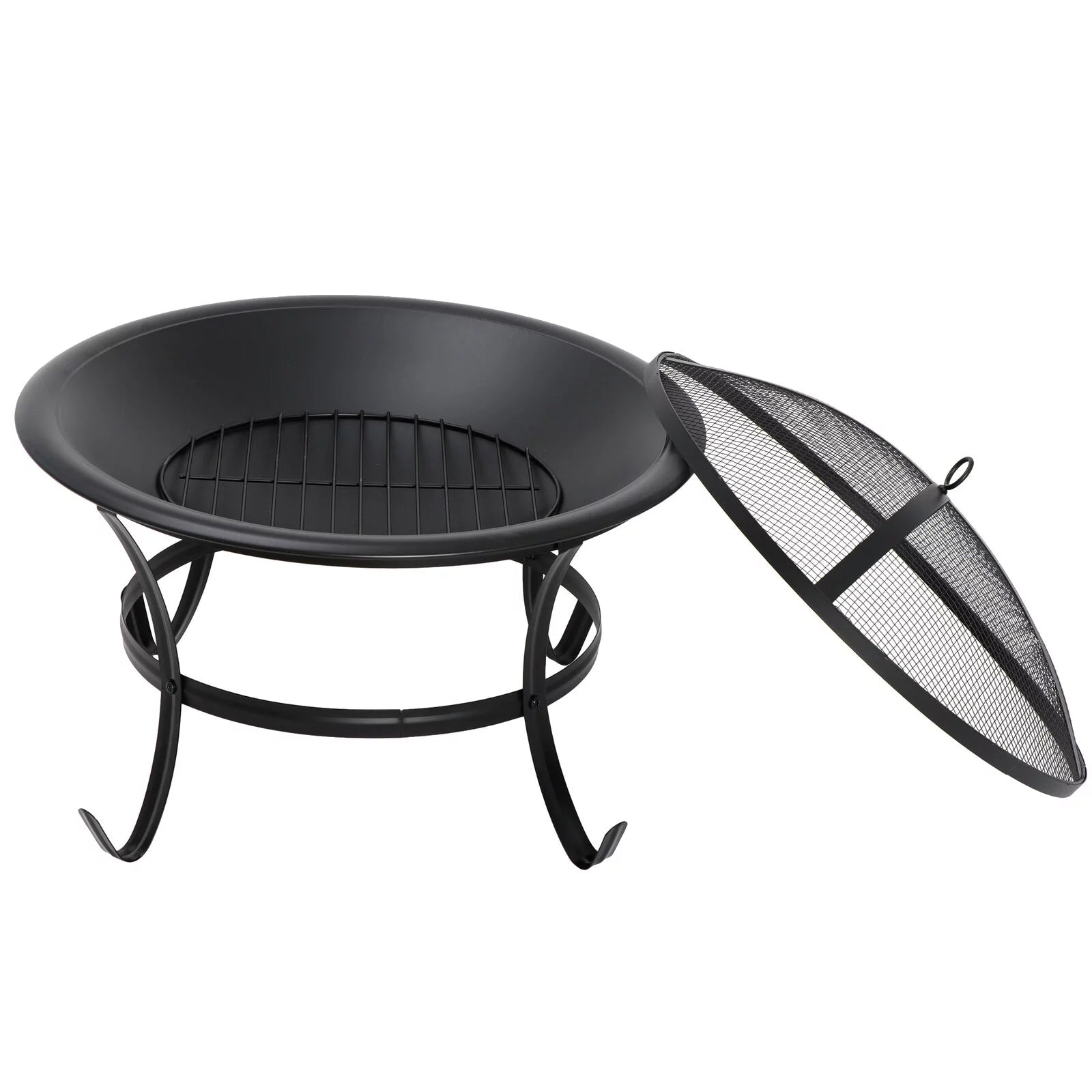 22" Wood Burning Fire Pit Table J26386