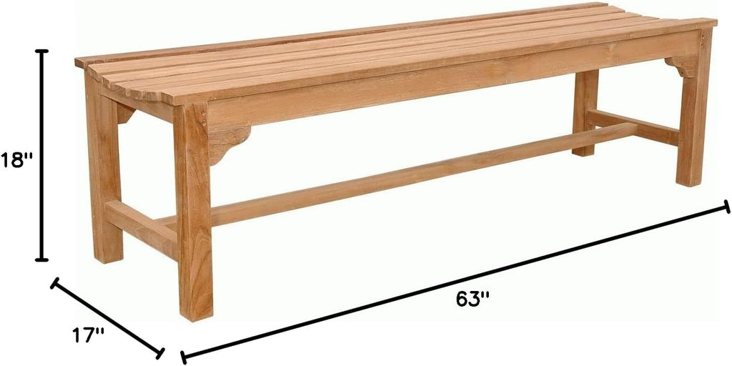3-Seater Backless Bench P48385