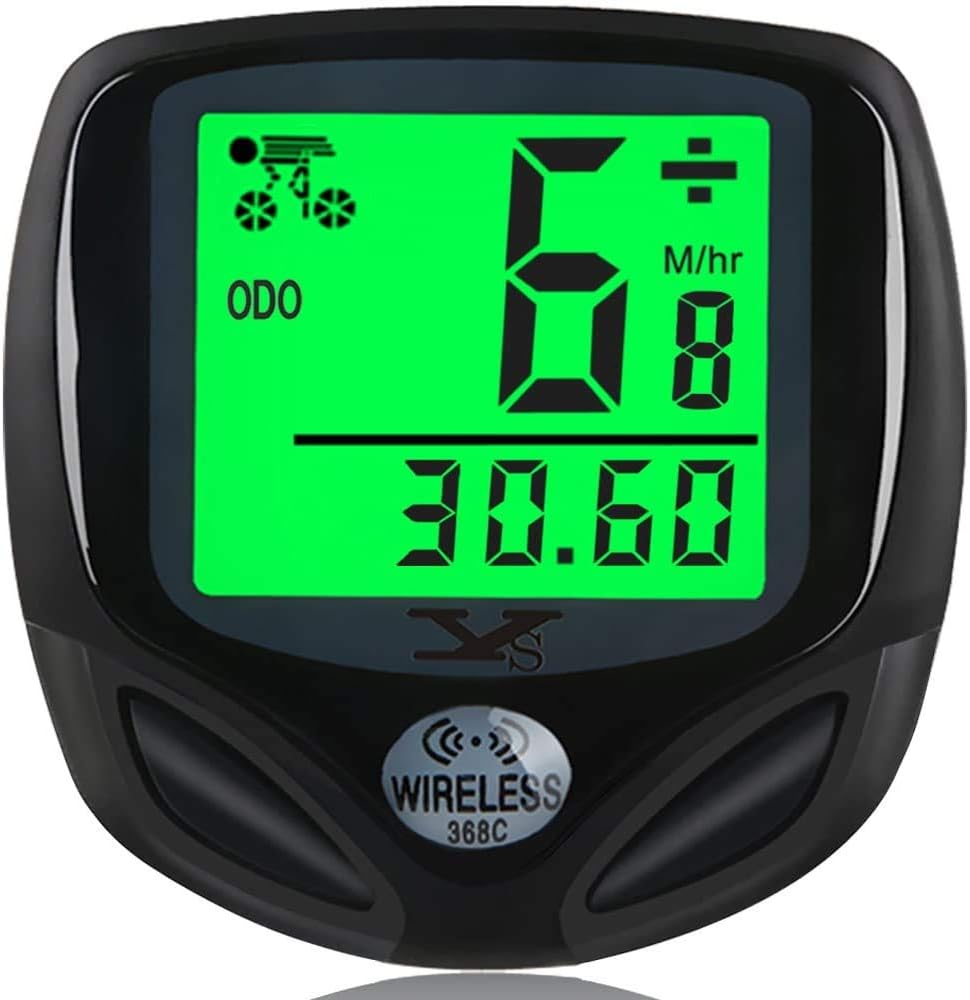 Waterproof Wireless Bicycle Speedometer with LCD Backlight Display B139