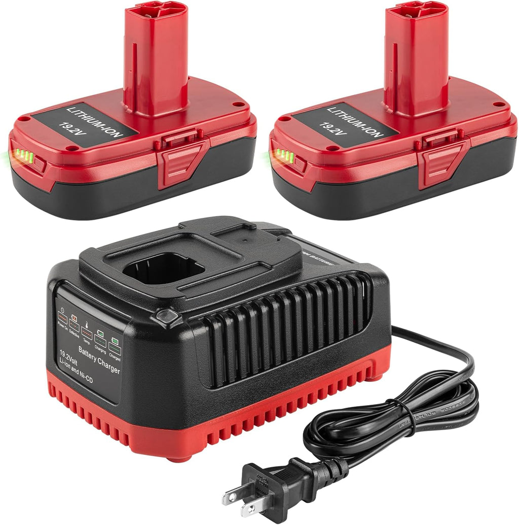 2Pack 19.2V 4.0Ah Replacement Battery and Charger Kit G71902