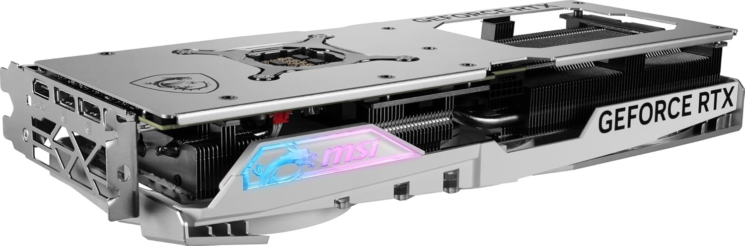 White 12GB RTX 4070 Ti Graphics Card K3427