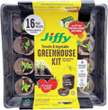 50mm Seed Starting Greenhouse Kit with 16 Peat Pellets O921