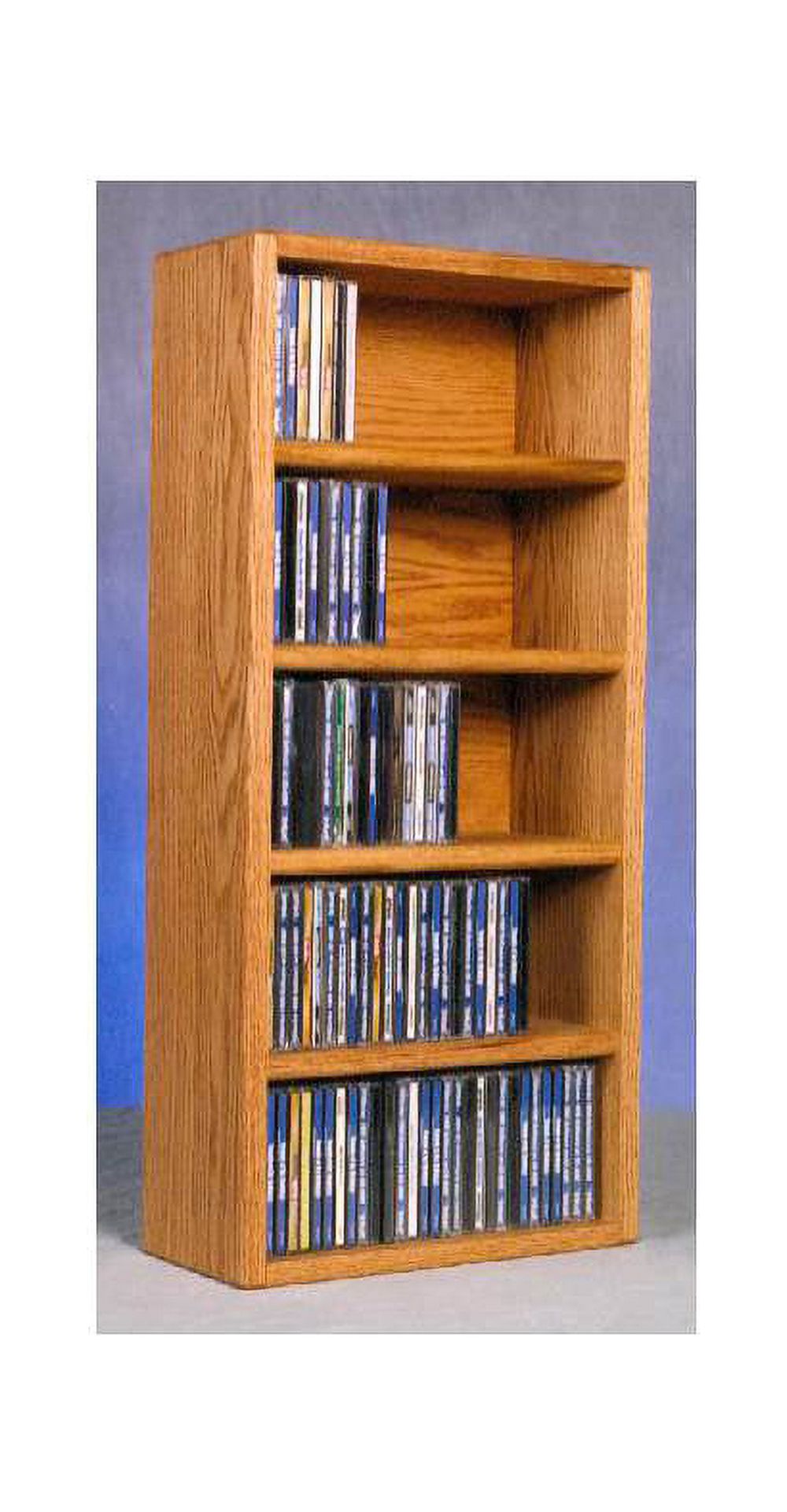 Solid Oak CD Storage Rack A233921