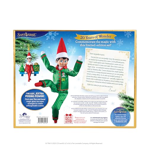 Posable Boy Scout Elf with Blue Eyes Box Set W880129