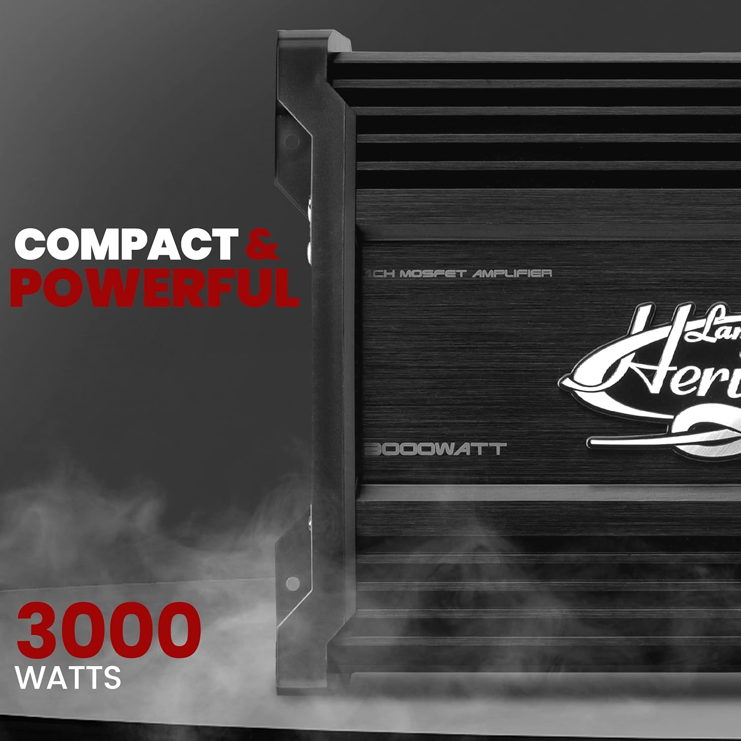 1 Channel 3,000 Watt MOSFET Car Amplifier Y650