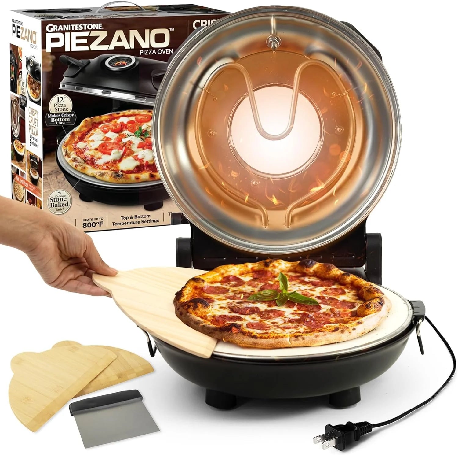 12 Inch Electric Pizza Oven E7318