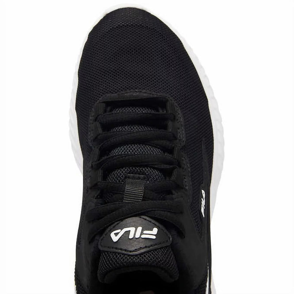 Black Lace-up Athletic Running Shoe N47132