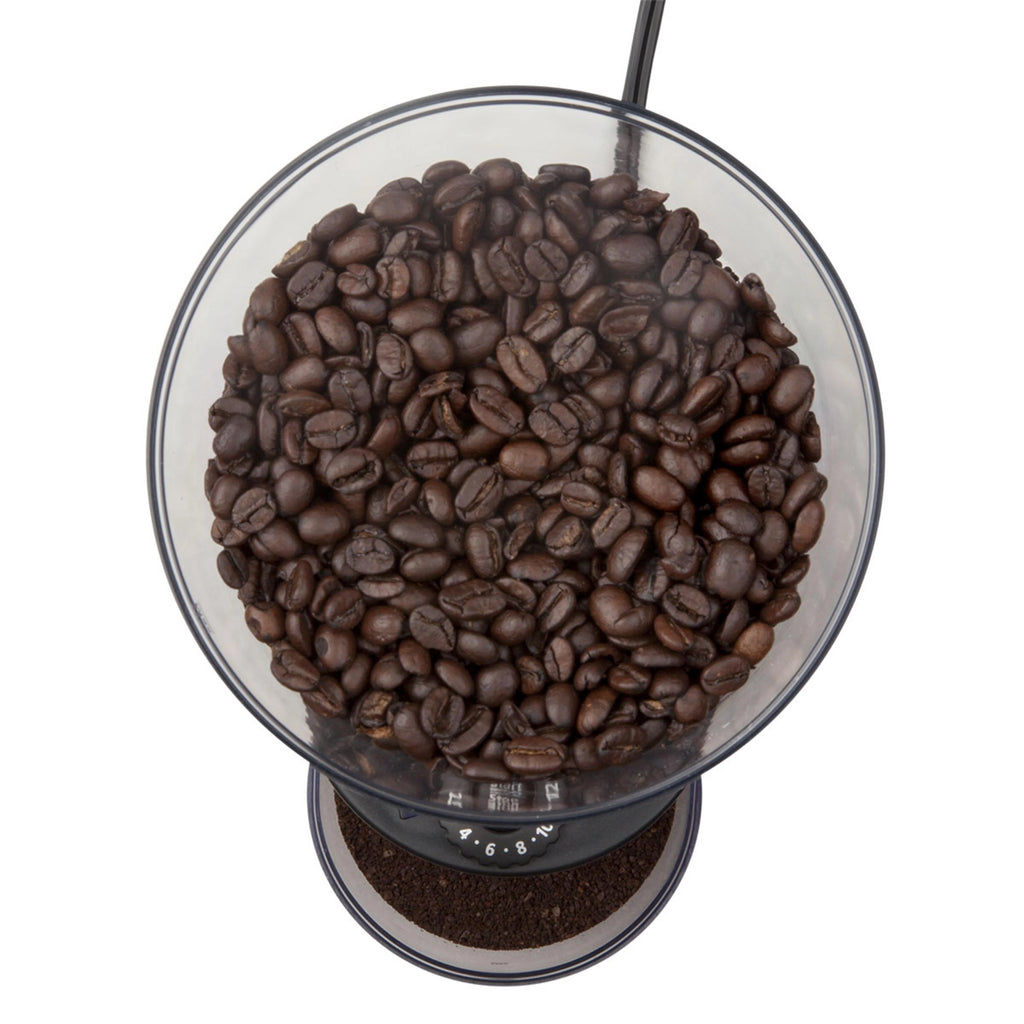 Silver Burr Mill Grinder with 18 Custom Grinds E130