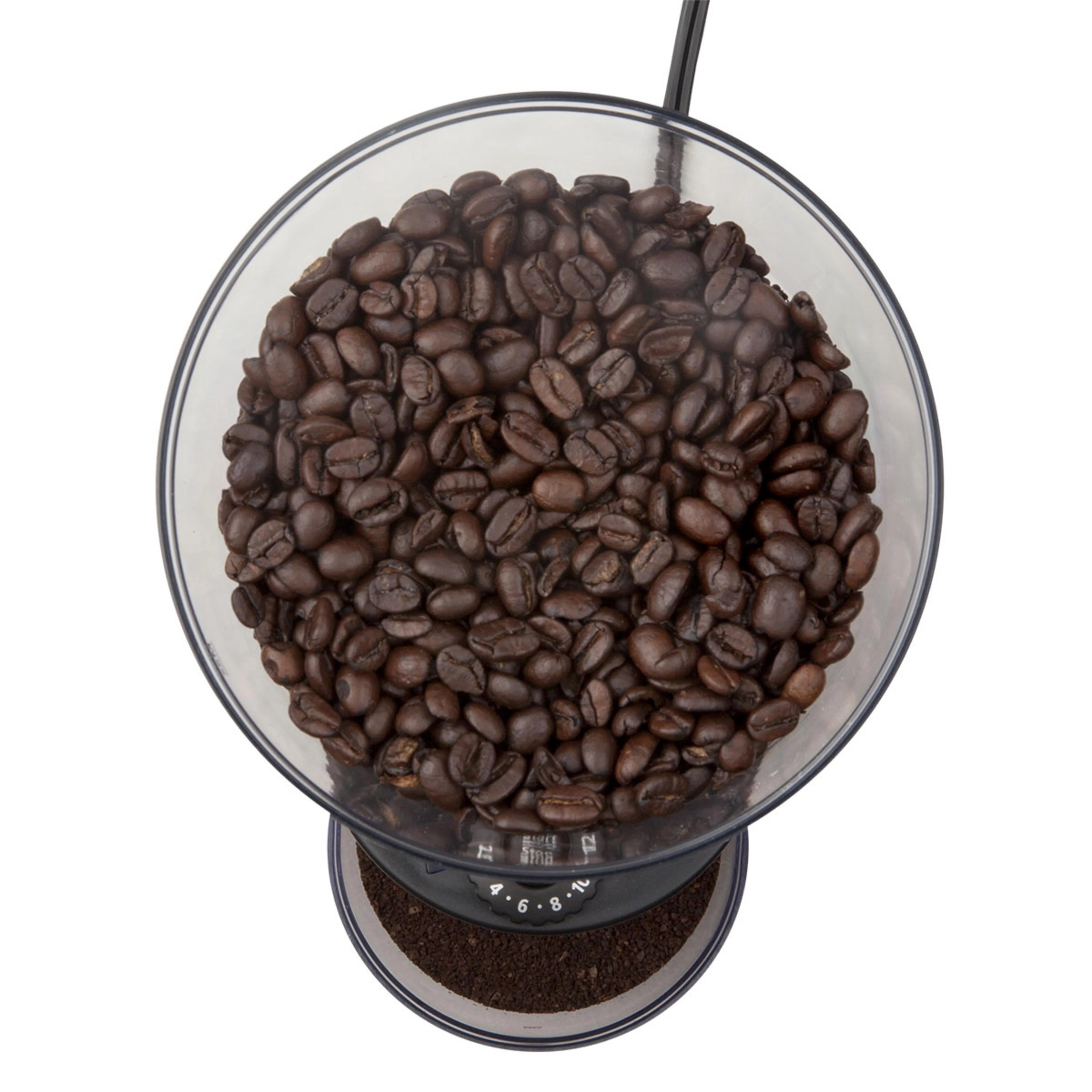 Silver Burr Mill Grinder with 18 Custom Grinds E130