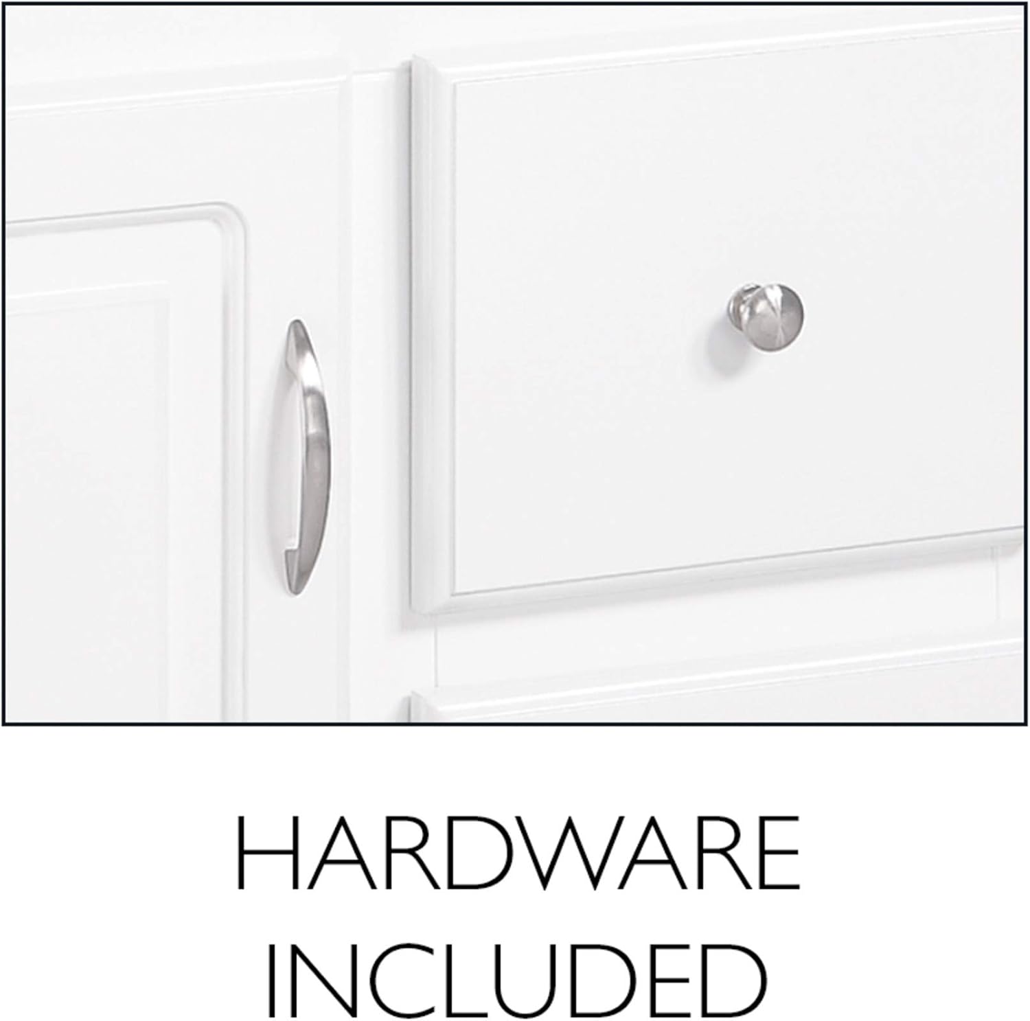 White 2-Door Bathroom Wall Cabinet B8840