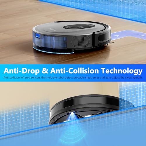 5000Pa Robot Vacuum and Mop Combo with Self-Charge T581775