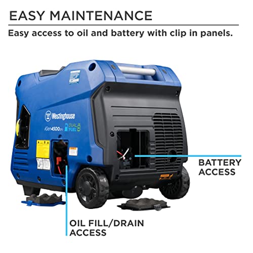 5000 Peak Watt Dual Fuel Portable Inverter Generator N85443