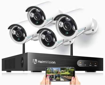 8CH 1080p NVR System 4pcs 960P 1.3MP WiFi IP Security Cameras W110601