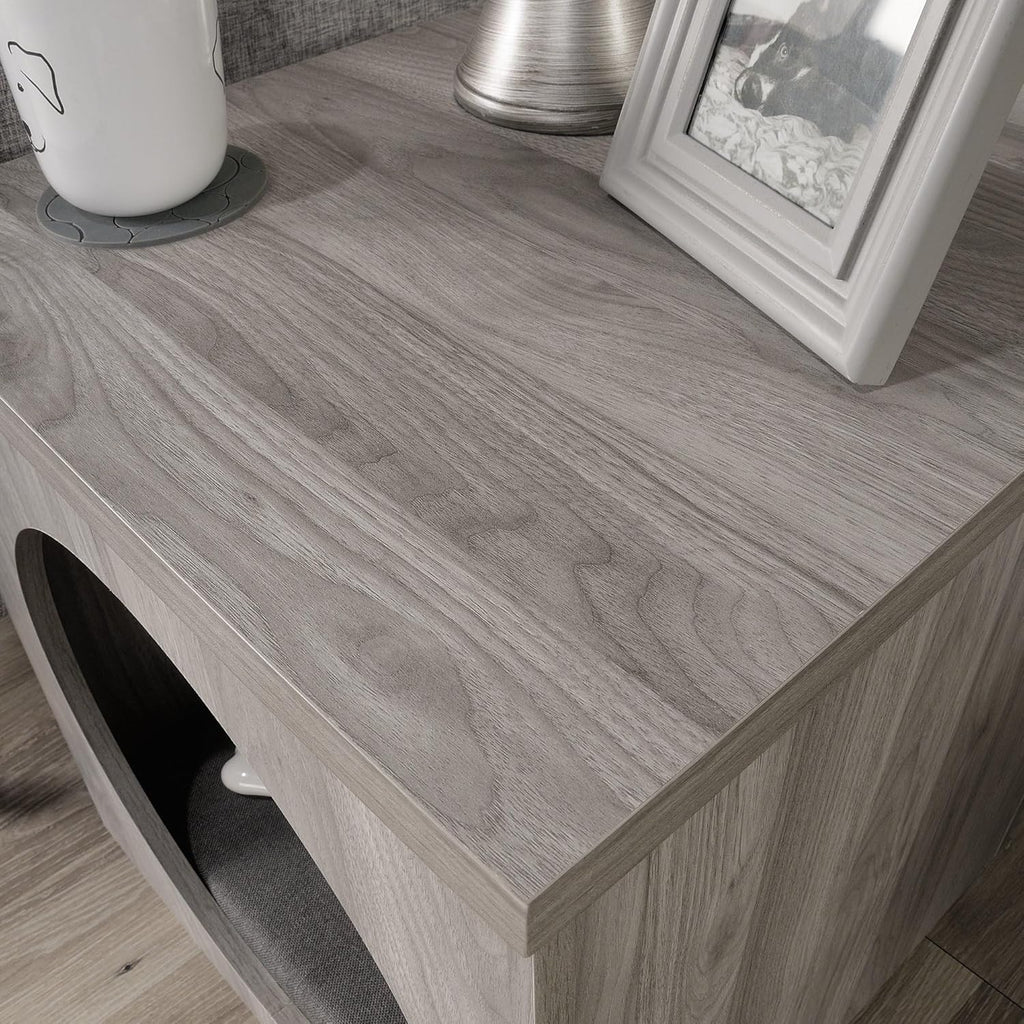 Light Walnut Pet Bed Side Table Combo V75793