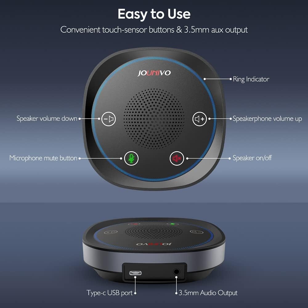 Omnidirectional USB Speakerphone with Microphone, Pack of 2 G8549