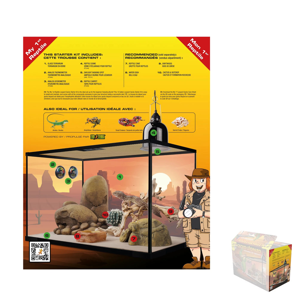 Leopard Gecko Reptile Starter Kit T245340