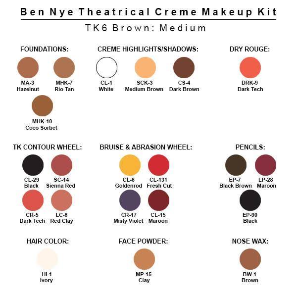 Light-Medium Theatrical Pro Makeup Kit T751042