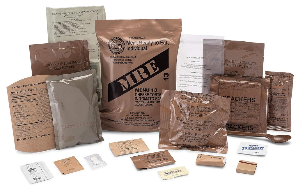 12 ct MRE Meals Ready to Eat Case Menus 13-24 F91233