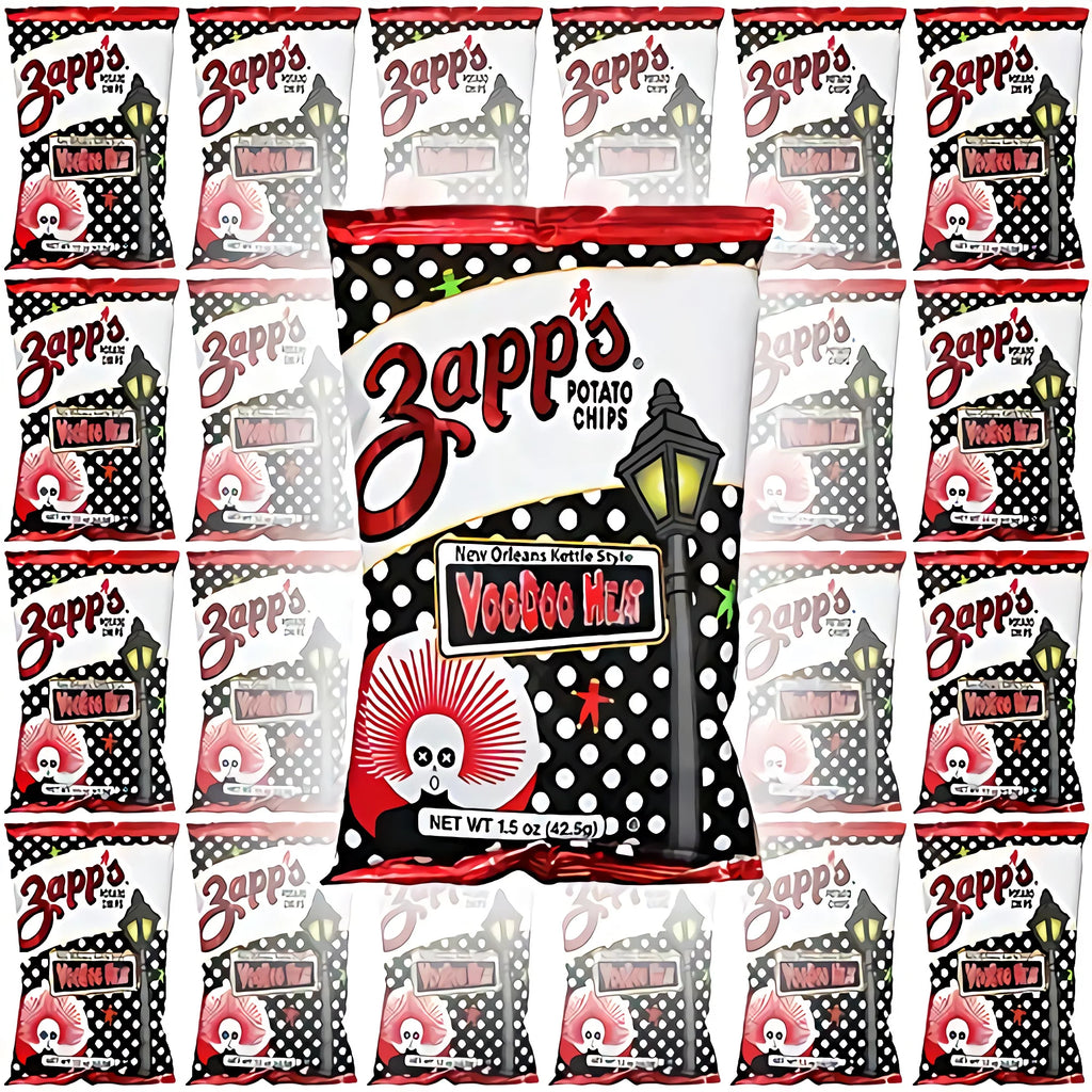 VooDoo Heat Kettle Style Potato Chips, 1.5oz Bag (24-Pack) Y8485