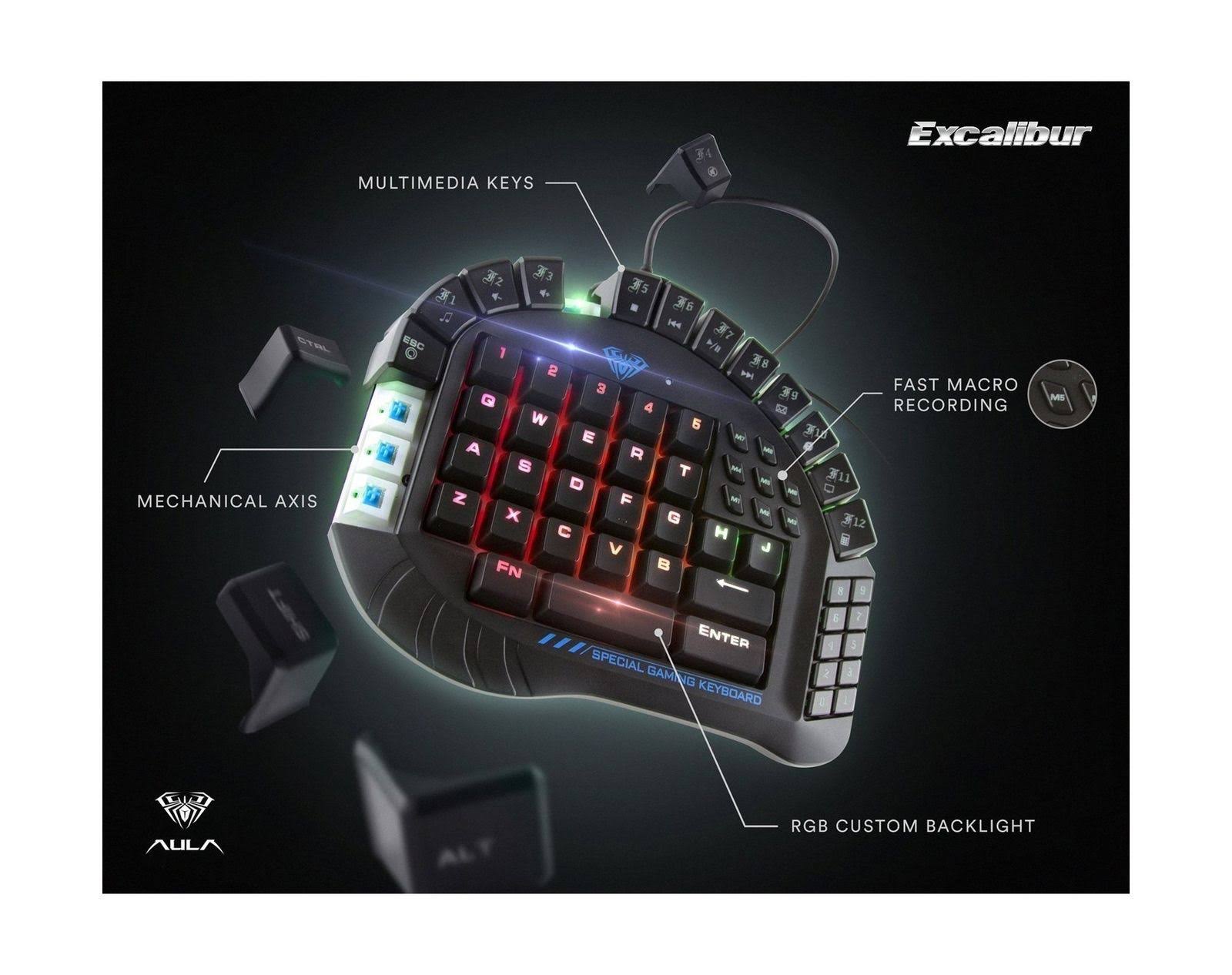 One-Hand Gaming Keyboard Mechanical P66248