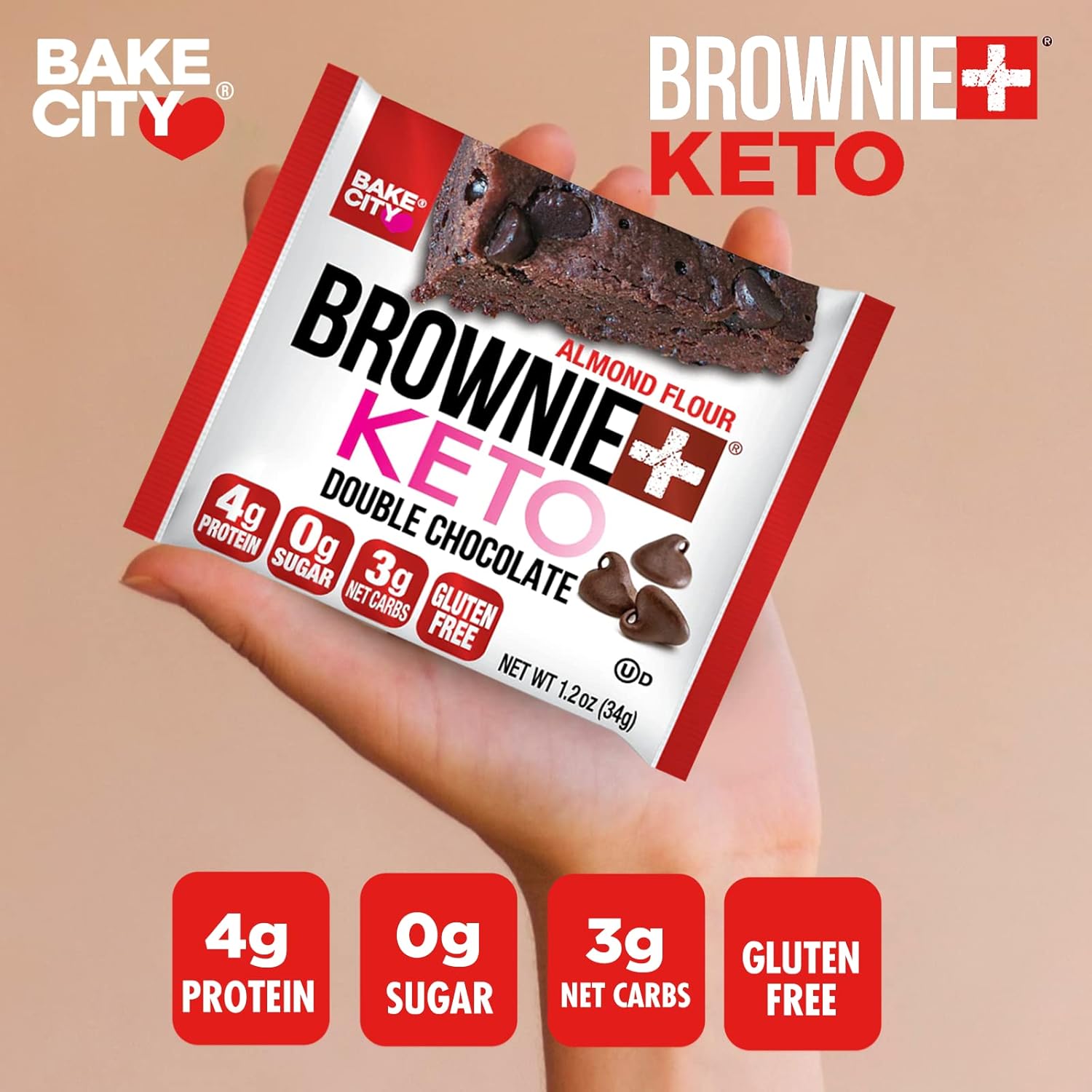 1.2oz Gluten Free Brownie (12 pack) O3860