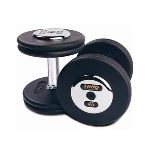 Black Chrome Cast Dumbbells 100 lbs. Sold as Pairs U614786