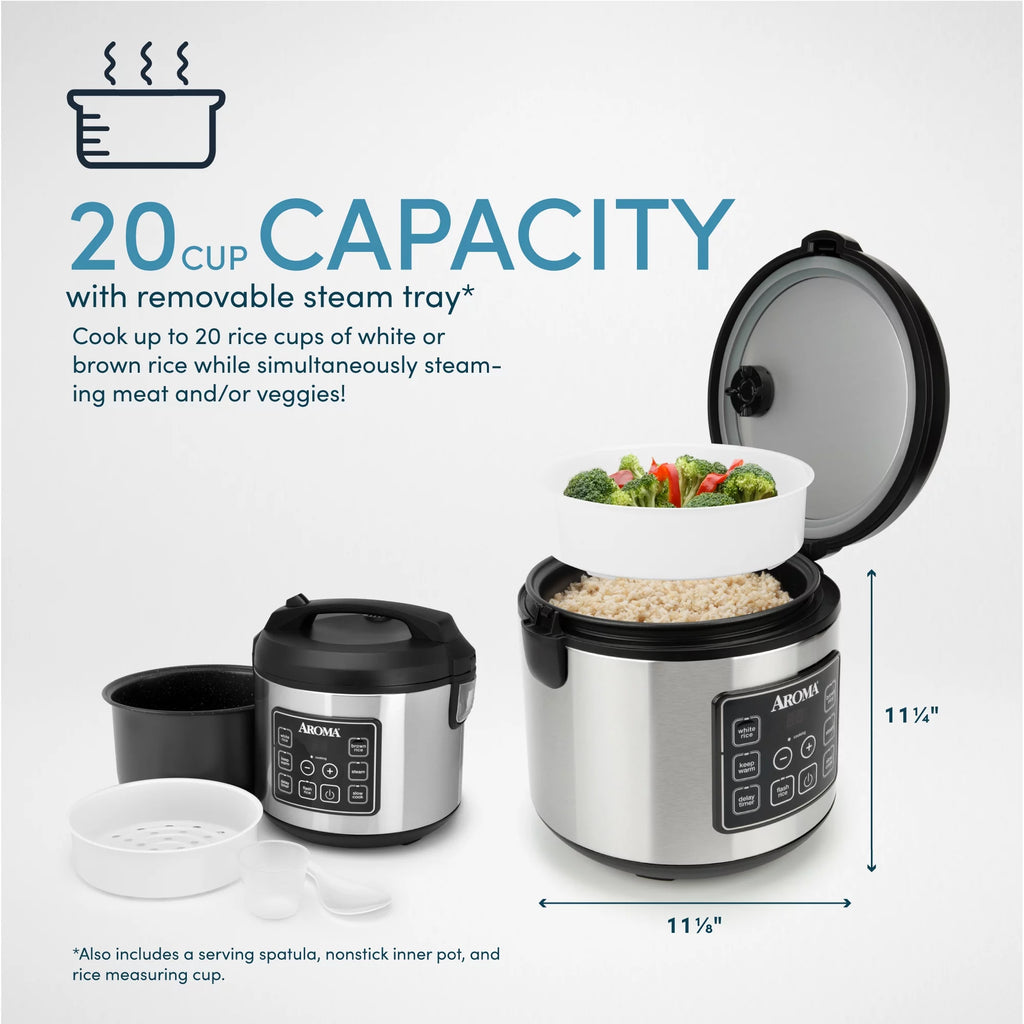 20-Cup Programmable Rice & Grain Cooker and Multi-Cooker J6169