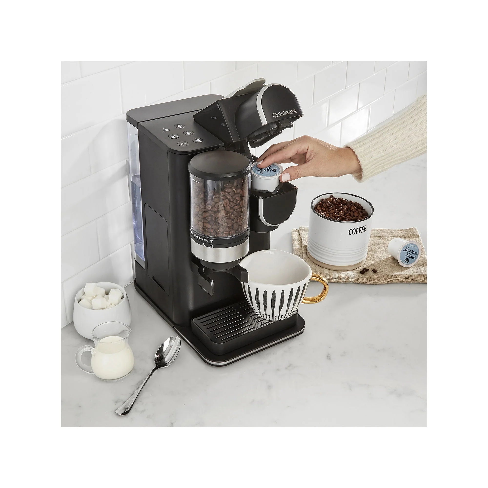 Black Single-Serve Coffeemaker V4326