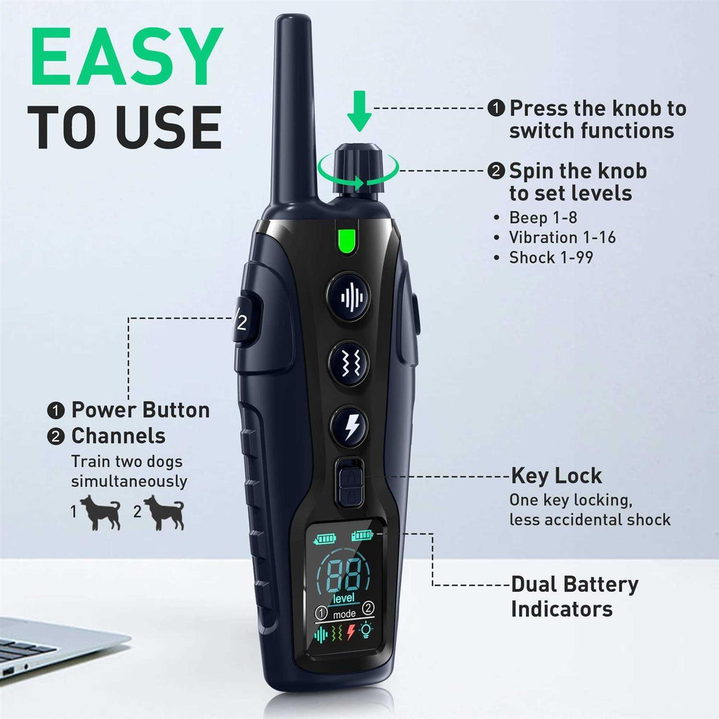 Dog Shock Collar with Flashing Light P62850