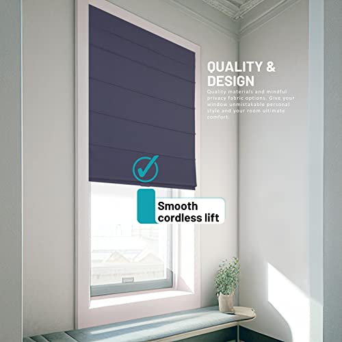 Blackout Roman Window Shade, 33" W X 64" H J524648