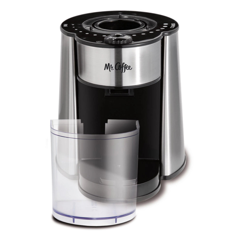 Silver Burr Mill Grinder with 18 Custom Grinds E130