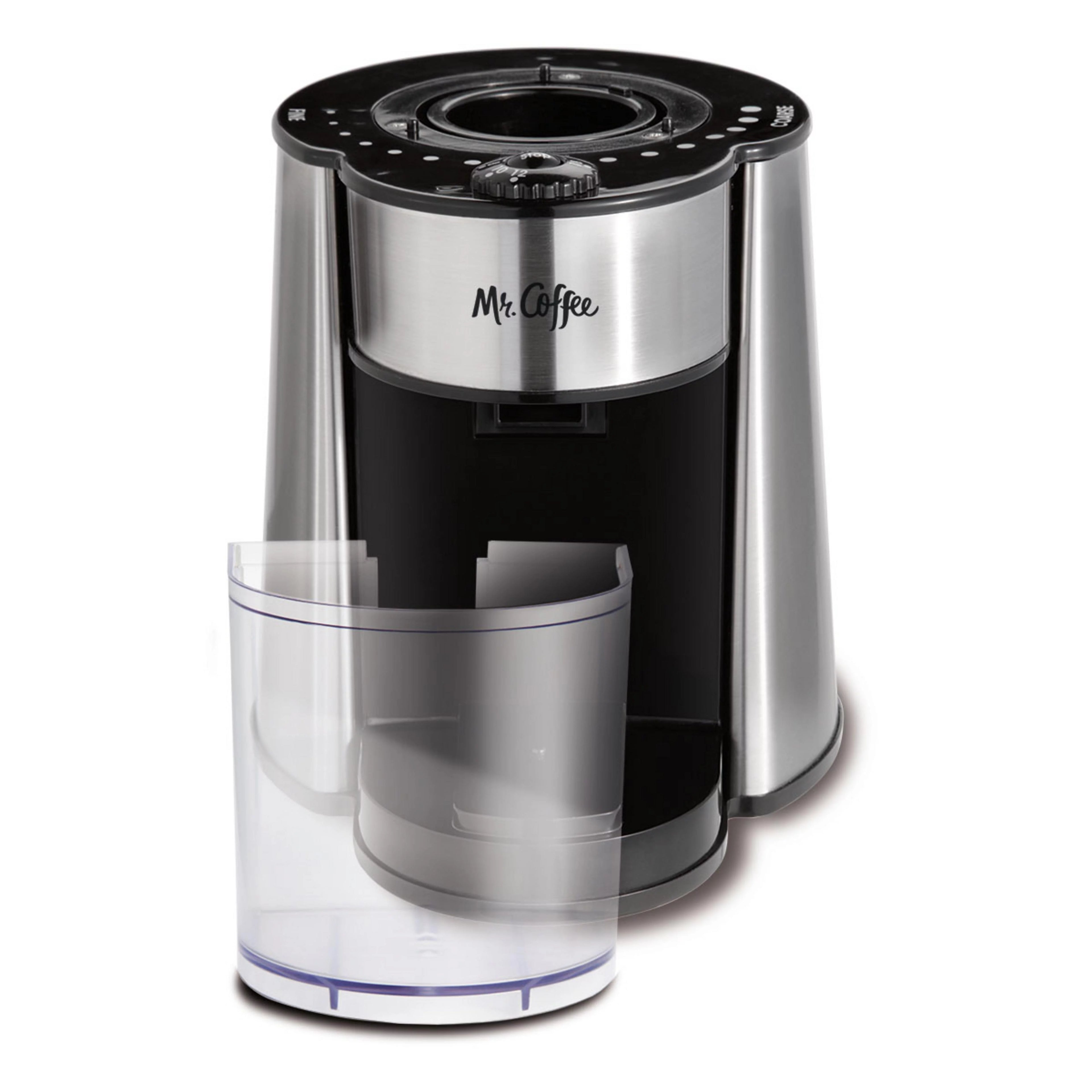 Silver Burr Mill Grinder with 18 Custom Grinds E130