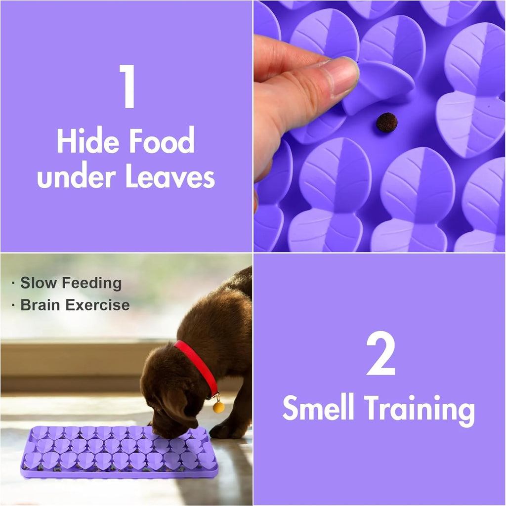 XL Purple Silicone Snuffle Mat for Dogs T8641