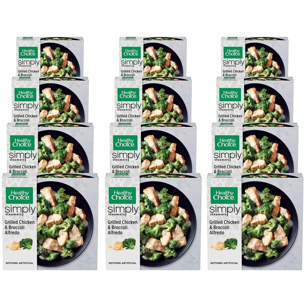 12 Pack Frozen Grilled Chicken Breasts & Broccoli Alfredo Meal B270