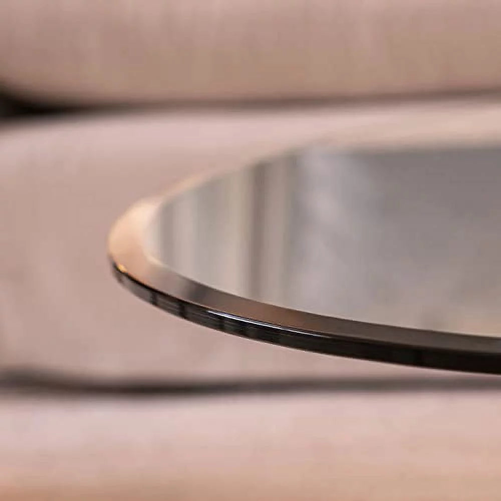26" Round Clear Tempered Glass Table Top B50686